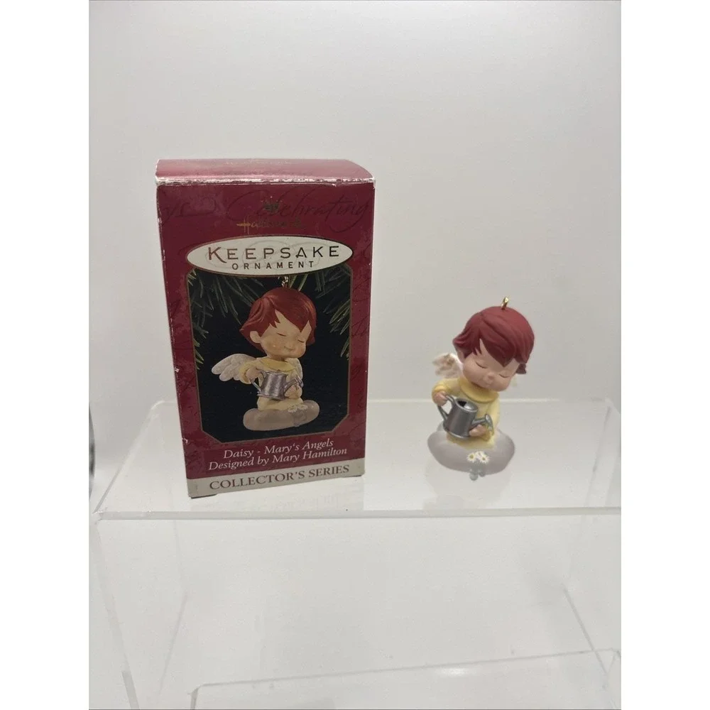 Lot of 5~Hallmark Keepsake~Mary's Angel Ornaments~1997, 2001-2003, 2007